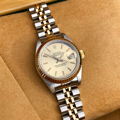 rolex lady datejust gold 69178|rolex 69173 women's.